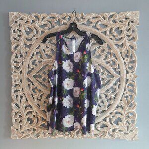 Oiselle Passport Racerback  Floral Tank